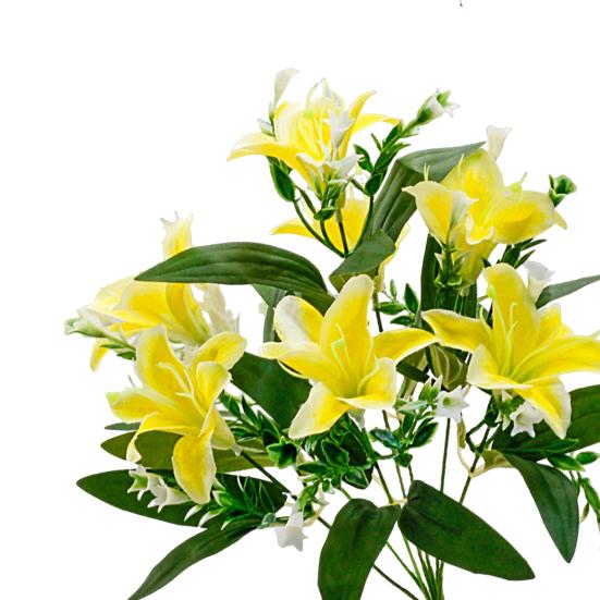 Simulation Flower Realistic Looking Fade-Resistant Faux Silk Cloth Centerpiece Dining Table Fake