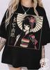 Japanese Geisha Art T-shirt, Anime Style