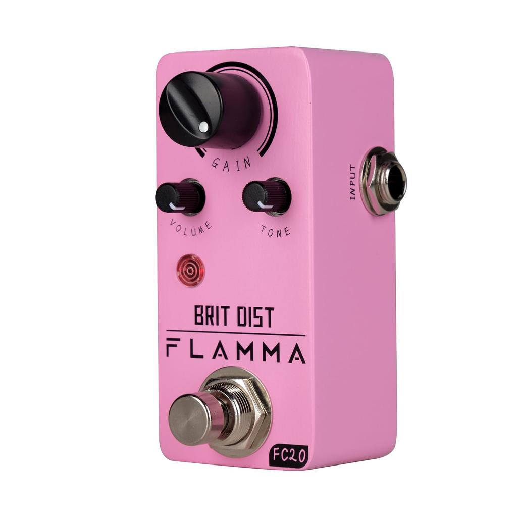 FLAMMA FC20 Pink Distortion Guitar Pedal