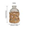 1PC Home Natural Woven Bohemian Bottle Rattan Decor Eco-friendly Grass Macrame Aromatherapy Decorative 50ml/100ml
