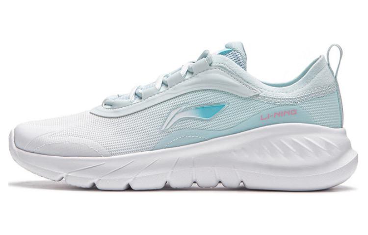 Li Ning Easy Fit Fle Ткань Низкие Кроссовки для Бега Женские Бело-Синие ARSU030-3 36