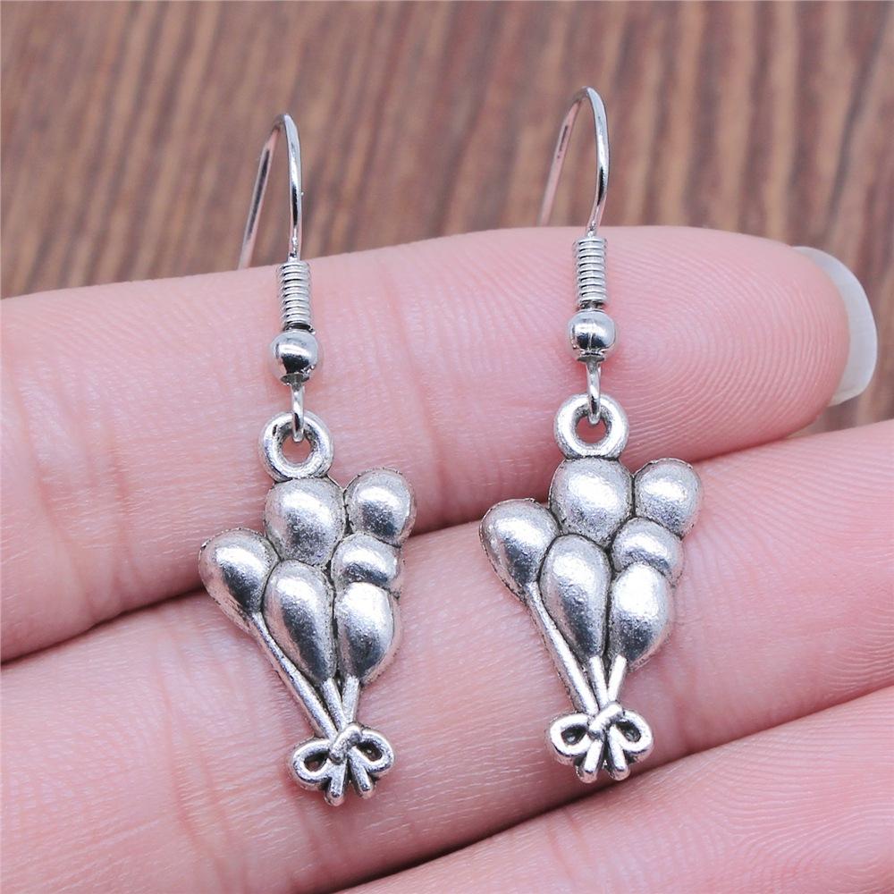 40 Styles Hotsale Women Earring Vintage Airplane Rocket Question Mark Tower Pin Scissors DNA Simple Cool Jewelry Handmade Gift