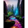 Diamond Embroidery Landscape Fantasy World DIY 5D Diamond Painting Waterfall Forest Cross Stitch Kits Rhinestones Pictures Decor