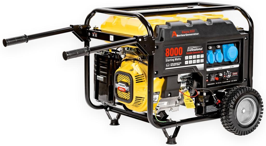 Loncin Lc8000D-As-1F Mocny Agregat Generator Prądotwórczy 230V Avr 6,5Kw - Ewimax