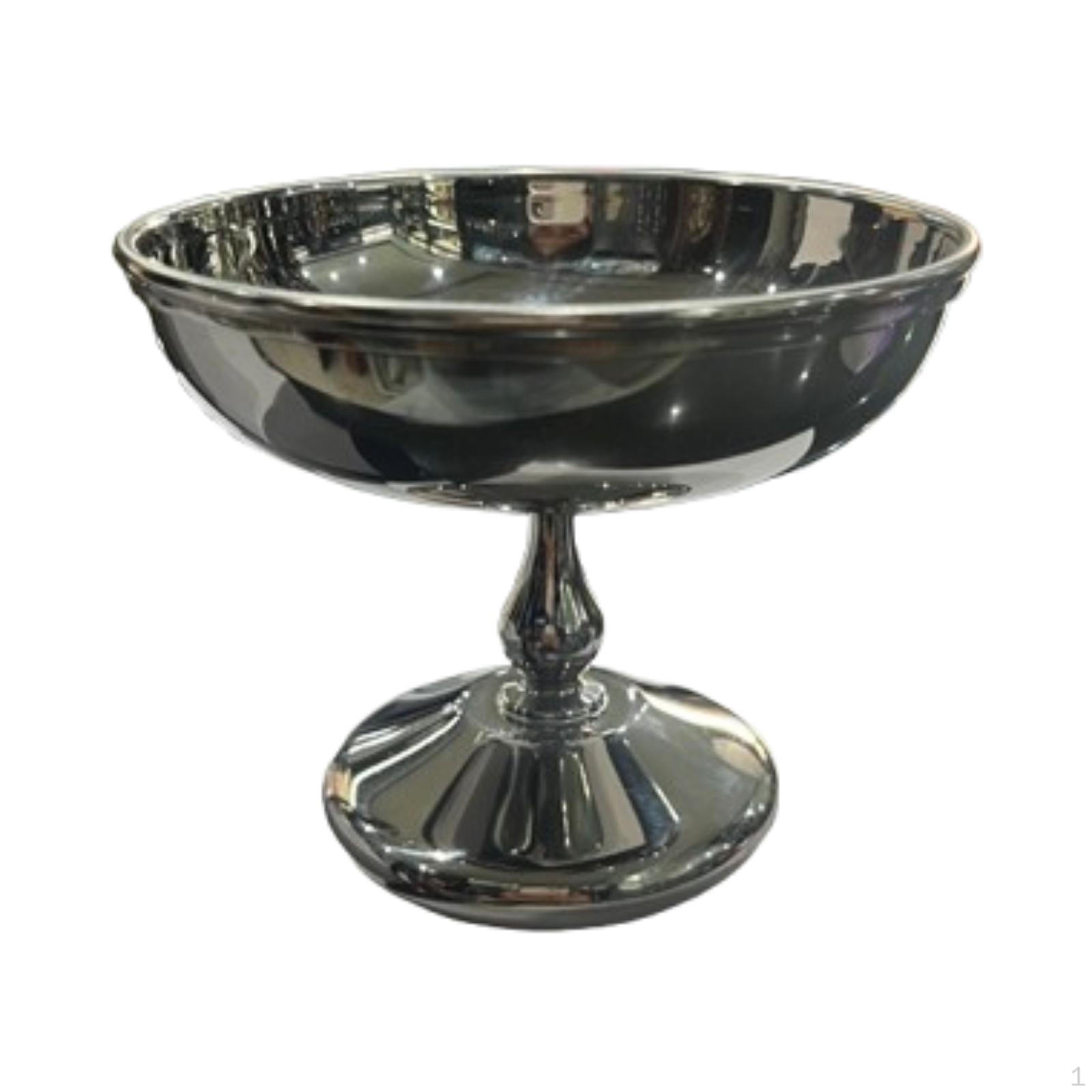 

Десертная миска на ножке, фотореквизит из нержавеющей стали, стаканчик для мороженого и пудинга, style B