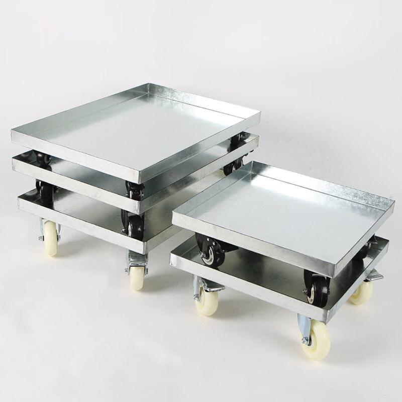 Mobiler Metall-Pflanzentopf-Caddy