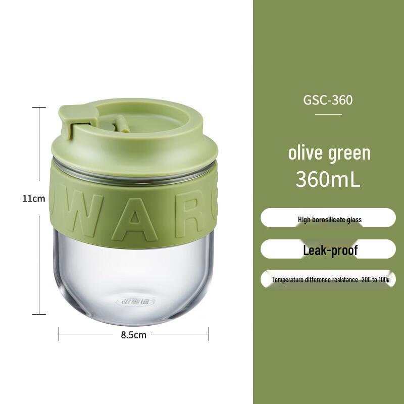 Solidere GSC-360 Borosilicate Glass Tumbler