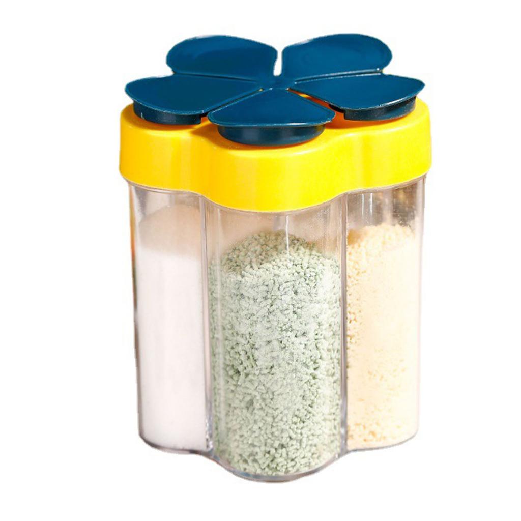 Contenitori per Spezie da Viaggio 5 in 1 Ermetici Contenitori per Condimenti da Viaggio Scatola Portatile per Condimenti da Campeggio per Barbecue Picnic