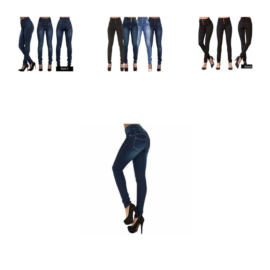 Premium Quality Women High Waist Skinny Pencil Denim Jeans For Stylish Comfort