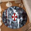 Umbrella Symbol Round Rug for Livingroom,Bedroom, Palyroom, Chair Rug, Area rug, Circle Carpet, Large Size Fan Christmas gift