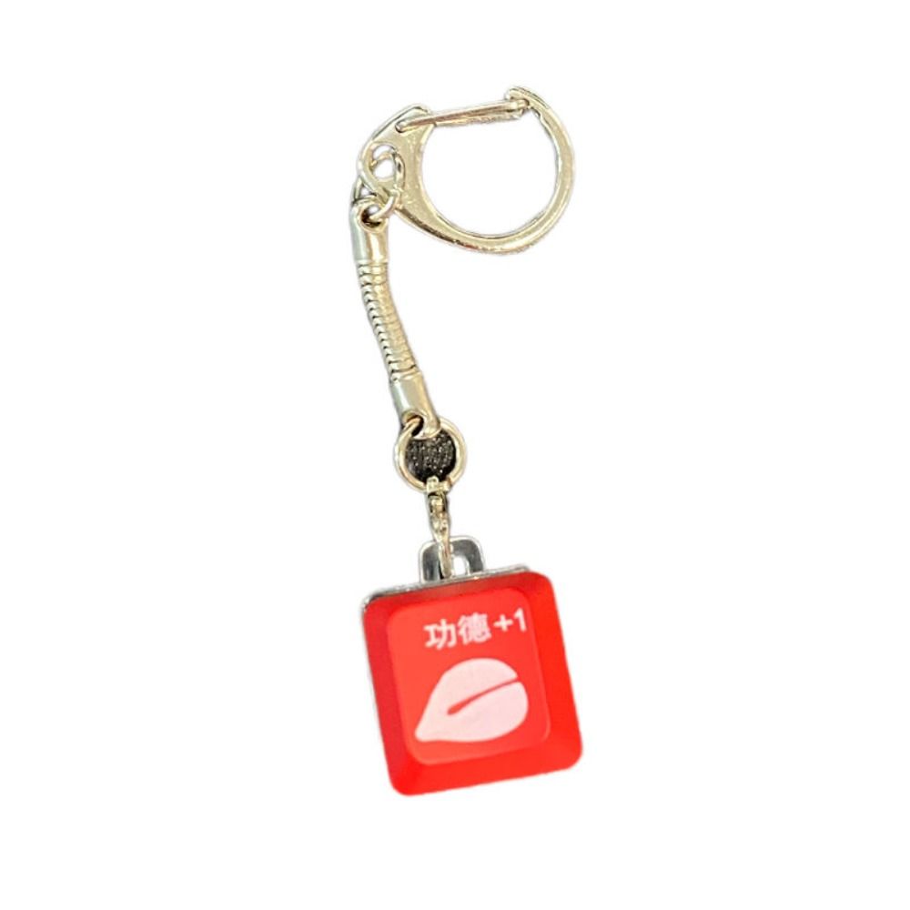ABS Fingertip Button Keychain Keyboard Button Keyboard Button Decompression Toys  Fun Gifts
