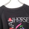 HANES 90s Old USA Made Horse Print Long Sleeve Sweat Trainer XXL Men's Used