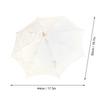 Lace Umbrella Parasol Vintage Wedding Bridal Umbrella for Photo Costume Party SuppliesL Beige