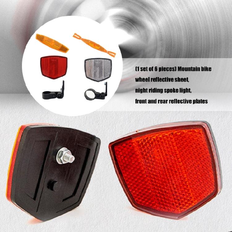Bicycles Wheel Spokes Reflective Stickers Tube Light Warning Light Reflector Safety Bike Wheel Light for Cycling
