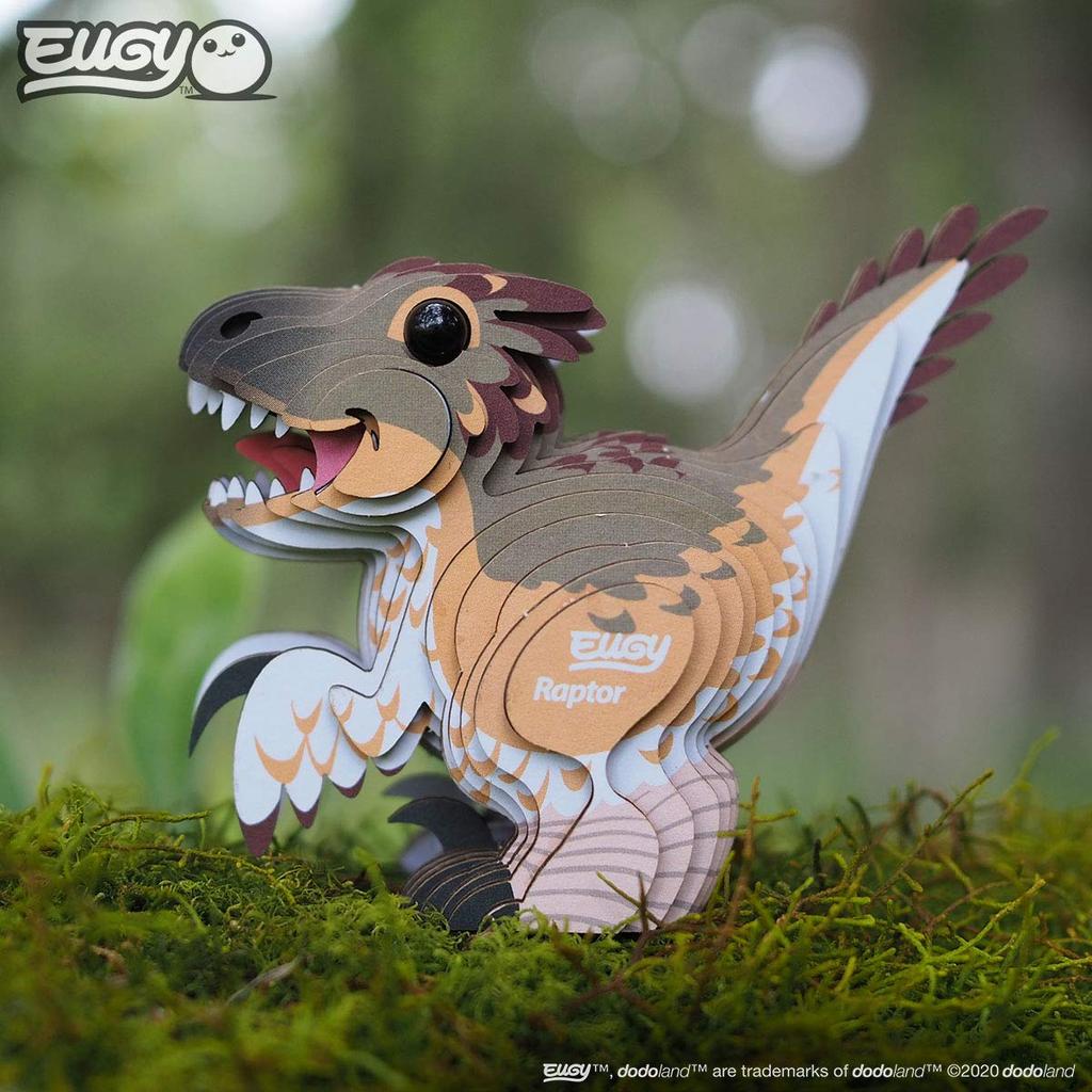 EUGY Raptor Paper 3D Puzzle A Great Educational Toy and Gift for Elementary School Boys and As Well As - Girls, Adults.