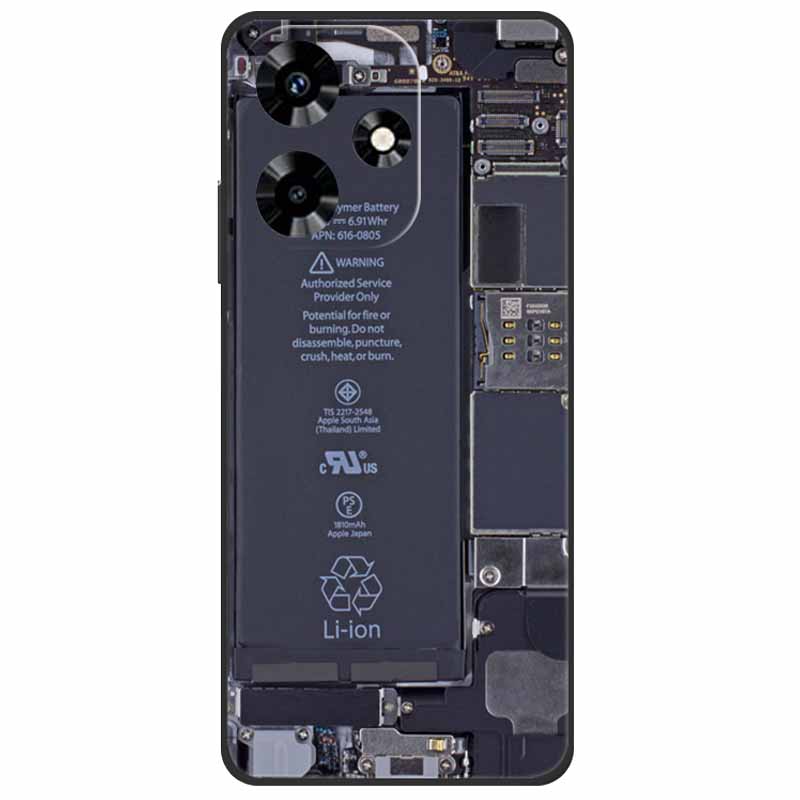 For Infinix Hot 30i NFC Case X669D Silicone Wolf Lion TPU Soft Fundas For Infinix Hot 30i X669C Hot30i 2023 Protector Black Capa