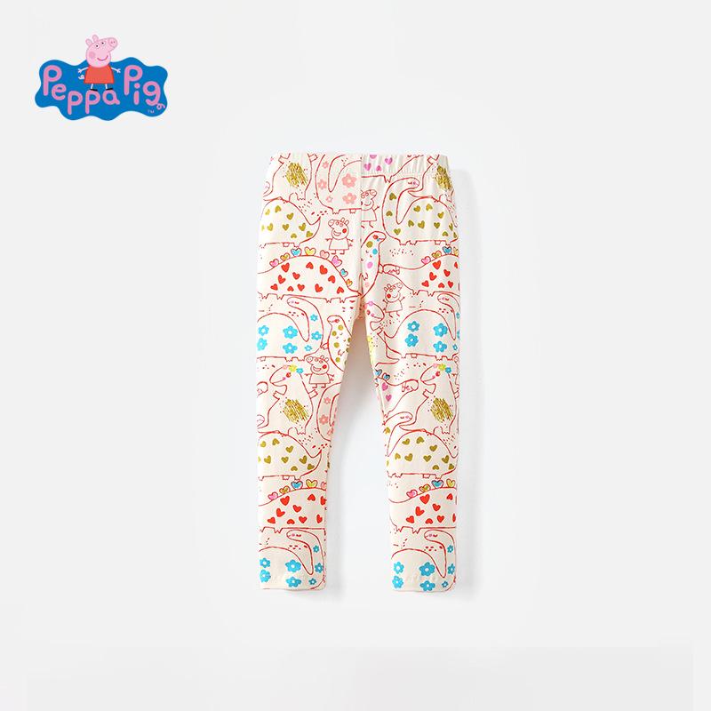 

Peppa Pig Girls Lace Cotton Leggings - Casual Spring/Autumn Trousers 140 cm