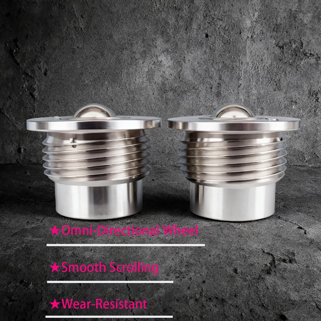 Steel Ball Roller with Spring Telescopic Fine Thread Universal Joint Ball Head for Industrial Machinery M16/M20/M24