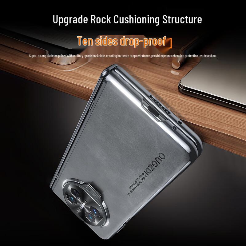 Ougedi Luxury Leather Foldable Phone Case for Huawei Mate X5