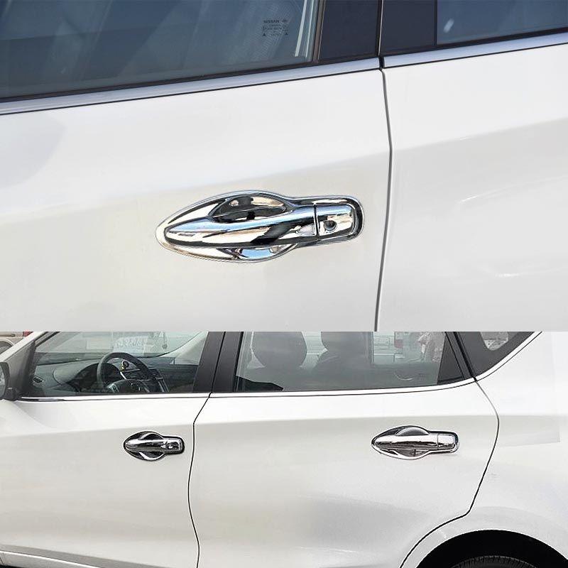 Car Door Handle Bowl Trim Cover Protect for nissan Tiida C13 2015 2016 2017 2018 2019 2020 2021 Pulsar
