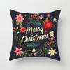 Merry Christmas Printed Pillowcase Christmas Style Cushion Cover Home Sofa Decor Throw Pillowcase