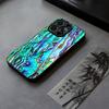 Abalone Shell Phone Case Tempered Glass For IPhone 17 13 14 16 12 15 11 Pro Max Plus Mini X XR SE2020 Coque