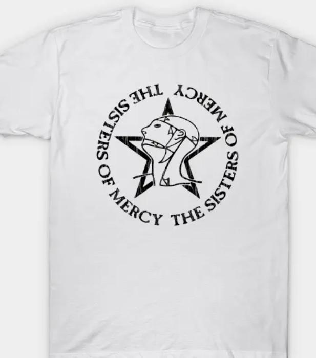 

The Sisters Of Mercy T shirt Tops Tee.!!! printing// cotton, new Halloween, so hot, new S