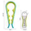 2 Stück/Set 5-in-1 Flaschenöffner Multifunktions-Glas-Dosenöffner-Set Angewendet auf Konserven für Bier-Getränkeflaschen Gutes Küchenwerkzeug