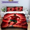 Powerful Soccer Moment Print 3Pcs Bedding Setduvet Cover With 2 Bedropillowcase Home Birthday Gift