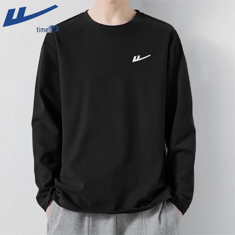 Warrior Men s Heavyweight Pure Cotton Long Sleeve T-Shirt L