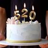 Creative Rotating Lotus Music Birthday Candle for Cakes