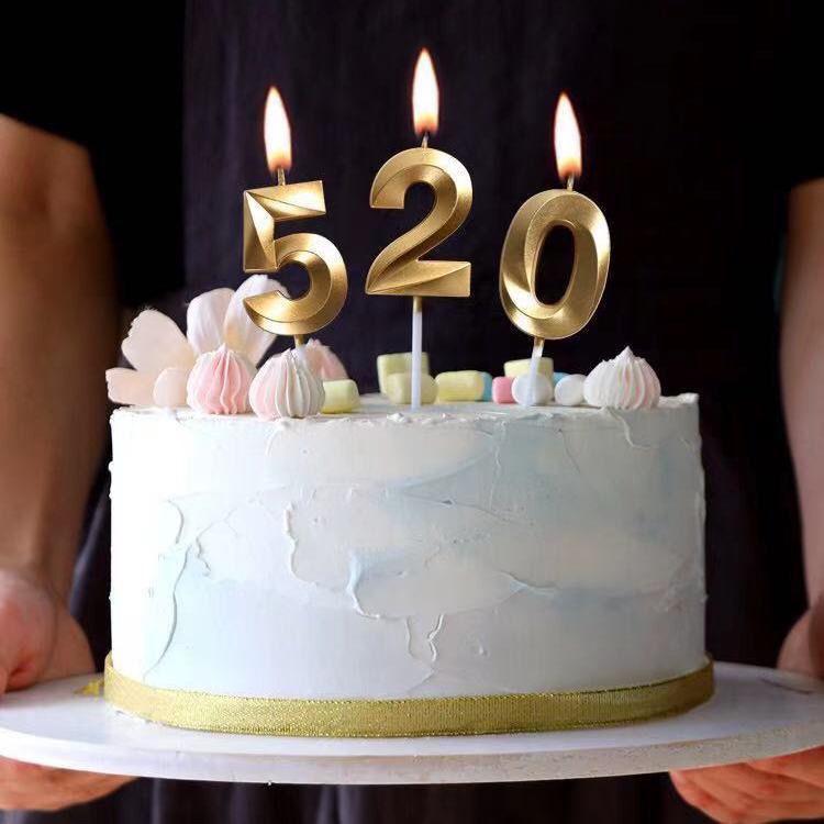 Creative Rotating Lotus Music Birthday Candle for Cakes