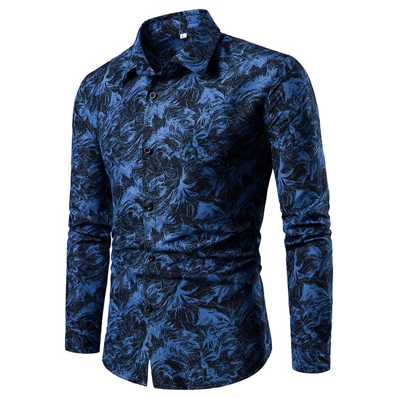 2021 Long-Sleeved Hot Selling Printed Shirt
