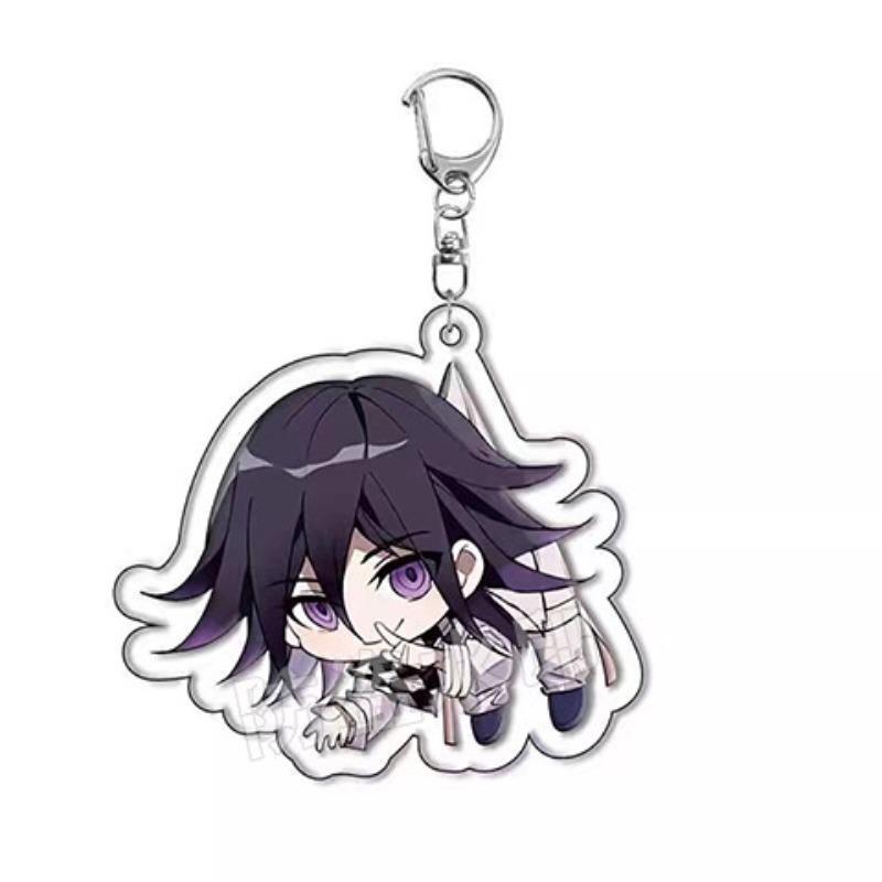 5pcs/set Danganronpa Anime Game Double Sided Acrylic Keychain Nanami Komaeda Oma Kawaii Pendant Fans Collect Gifts