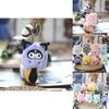 Cute Sanrio Cinnamoroll Plush Toy Keychain Soft Pp Cotton Filling