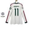 Retro Long Sleeve Away Jersey for Men Women, Japanese Style Vintage Streetwear