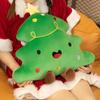 Christmas Series Pillow Snowman Christmas Tree Gingerbread Man Plush Toy Christmas Decoration Pillow Ornaments