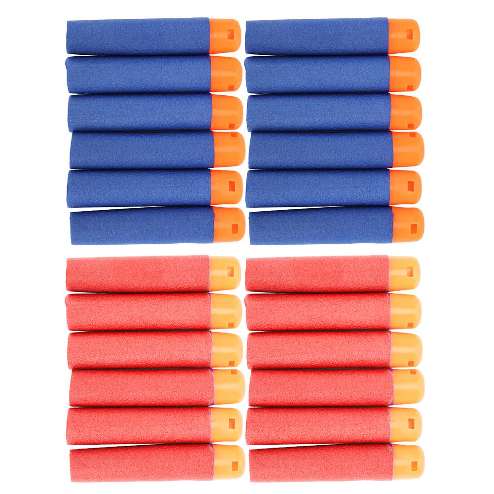 10 Stück EVA-Kugeln Scharfschützenpfeife für Kinderstrahlspielzeugpistole Weichschaum-Nachfüllung 9,5 cm