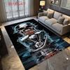 Harleydavidson Skull Engine Splash carpet Suitable For All Seasons Camping Trip Bedroom Sheet Machine Washable