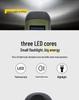 High-Brightness Emergency Flashlight with Long Battery Life and Solar Hand-Crank Charging