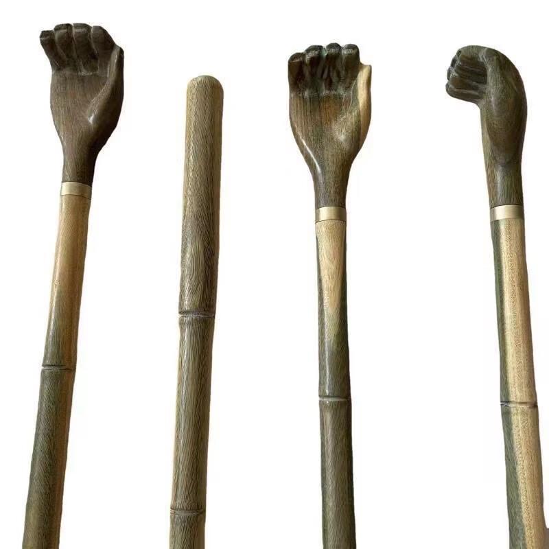 Geschnitzter Sandelholz Rücken Kratzer