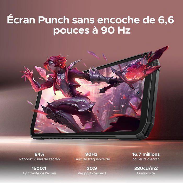 Smartphone Robuste 5G DOOGEE Blade 20 Play 32GB+256GB 6,6" 10300mAh Telephone Incassable Android 15 Dural SIM/NFC/125dB/50MP Rouge