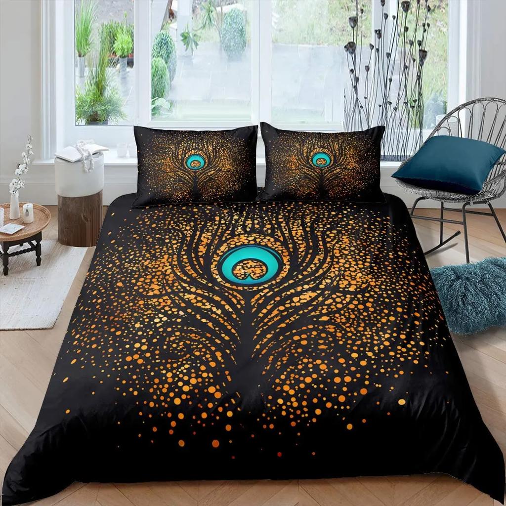 Tree Of Life Duvet Cover Set Polyester Comforter Cover King Queen Full Size For Kids Boys Girls Bedding Set With Comforter Cover