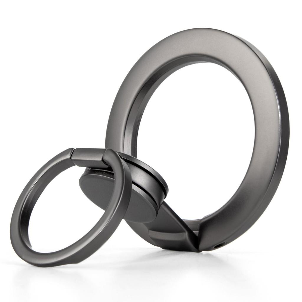 360° Rotating Magnetic Phone Holder – Multifunctional Metal Desktop Stand