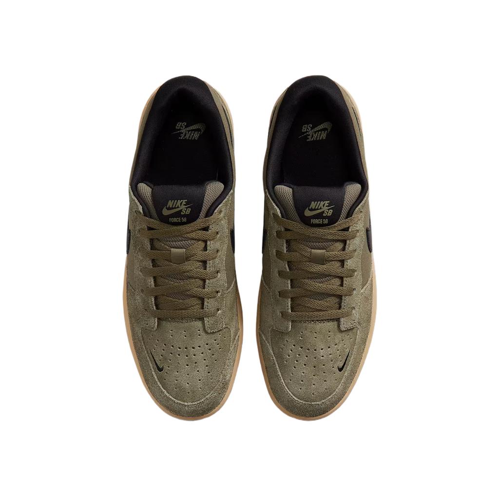 Nike SB Force 58 Canvas Suede Durable Comfortable Flat Flexible Breathable Low Top Skate Shoes Men Sneaker IQ8398-200