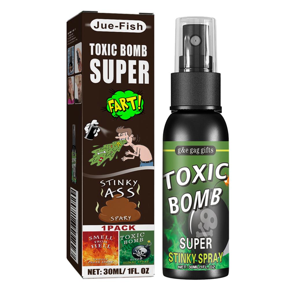 30ml Smelly Fart Spray,1/3pcs Can Stink Bomb Ass-Smelly Stinky Gas Crap Gag Prank Stuff Novelties Toy Joke Party Supplies