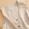 Vest for Women Versatile Sleeveless Lined Vest Casual Retro Loose Sleeveless Blazer Vest Top