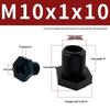 Transparent Acrylic M10 Hexagonal Hollow Screw with Fine Thread