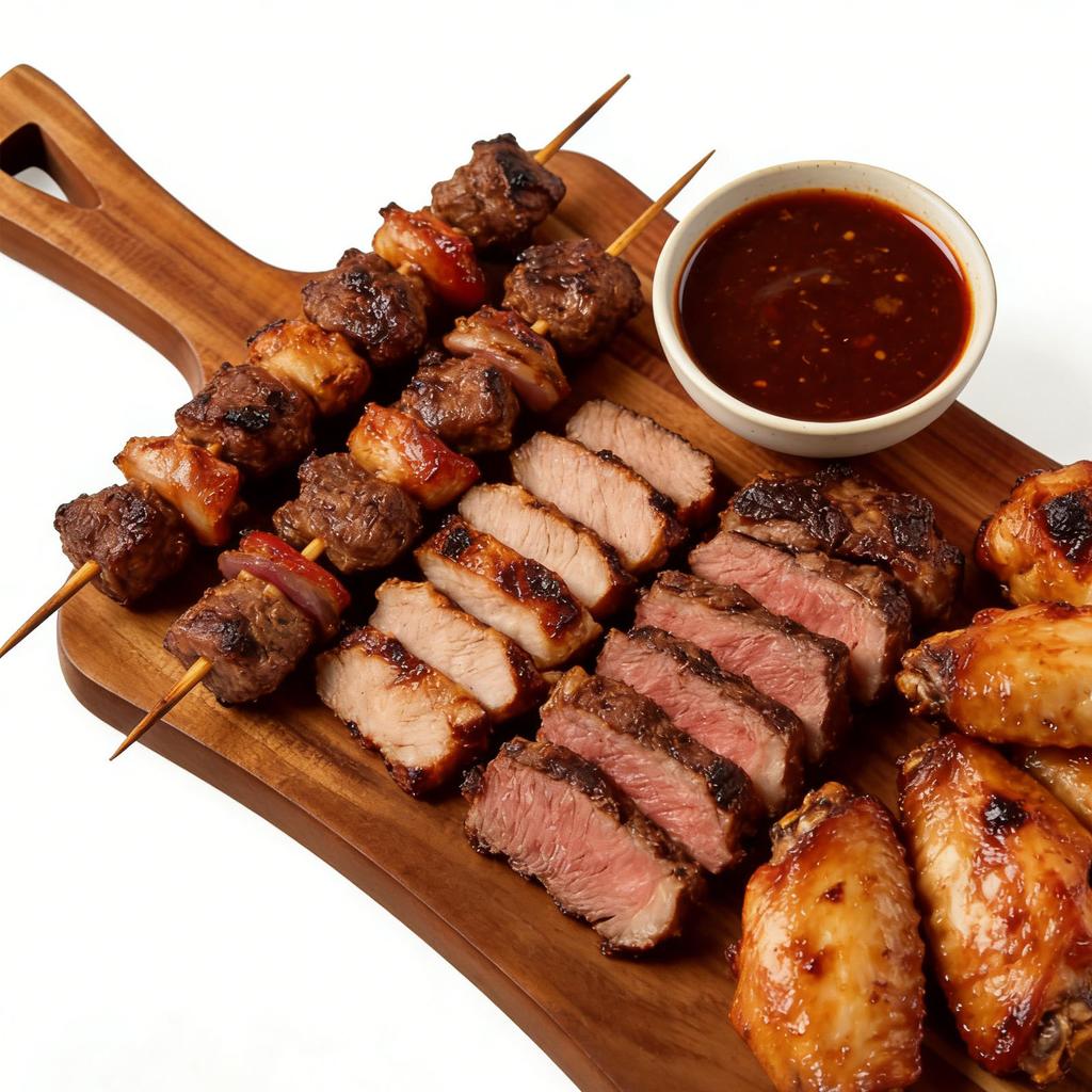 Wood Cutting Board with Handle Charcuterie Board Cheese Bread Vegetables Fruits Serving Board for Kitchen 46x26x1.5cm