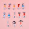 20Pcs Set Creative Design Fingertip Gyro Toy Simulation Hammer Hand Spinner Toy  Kindergarten
